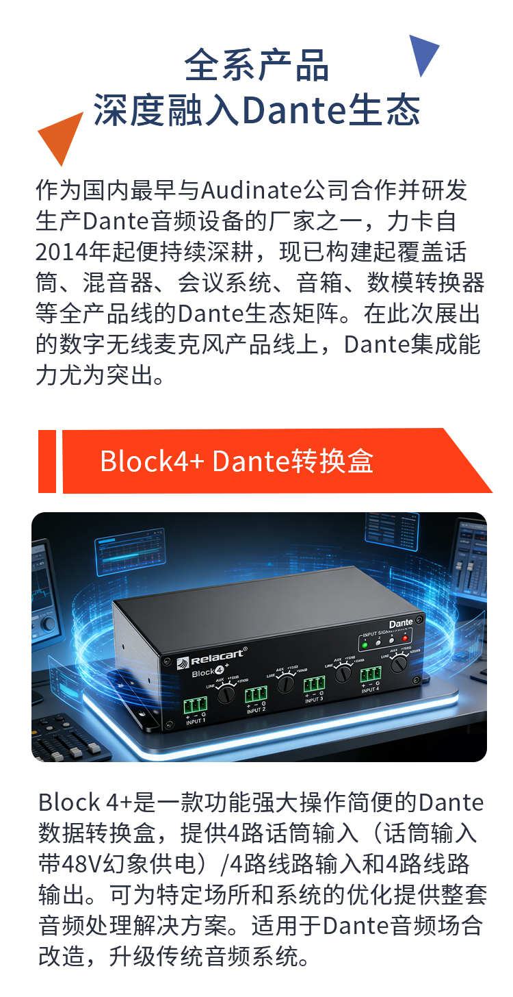 展会盛况丨Relacart·力卡Dante数字生态架构登场，引领系统集成新范式！
