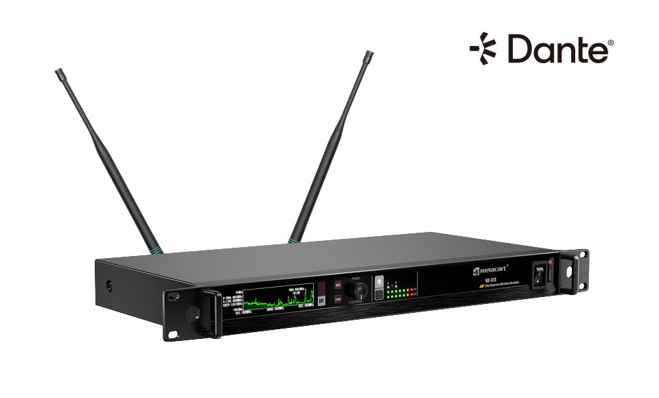 双通道专业演出无线麦克风主机