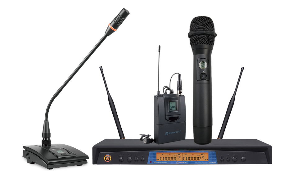 双通道真分集无线麦克风系统