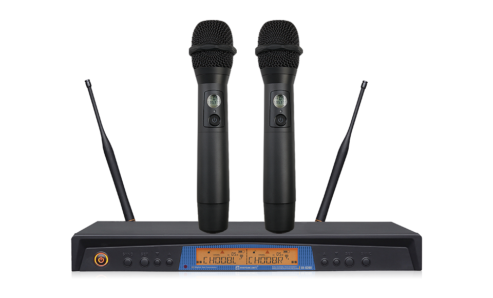 双通道真分集无线麦克风系统