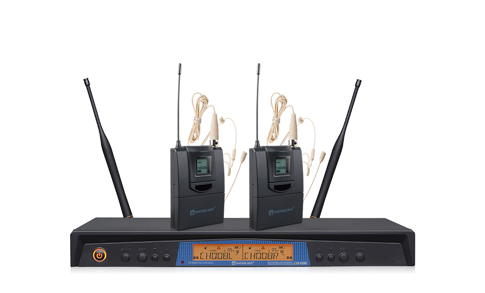 双通道真分集无线麦克风系统