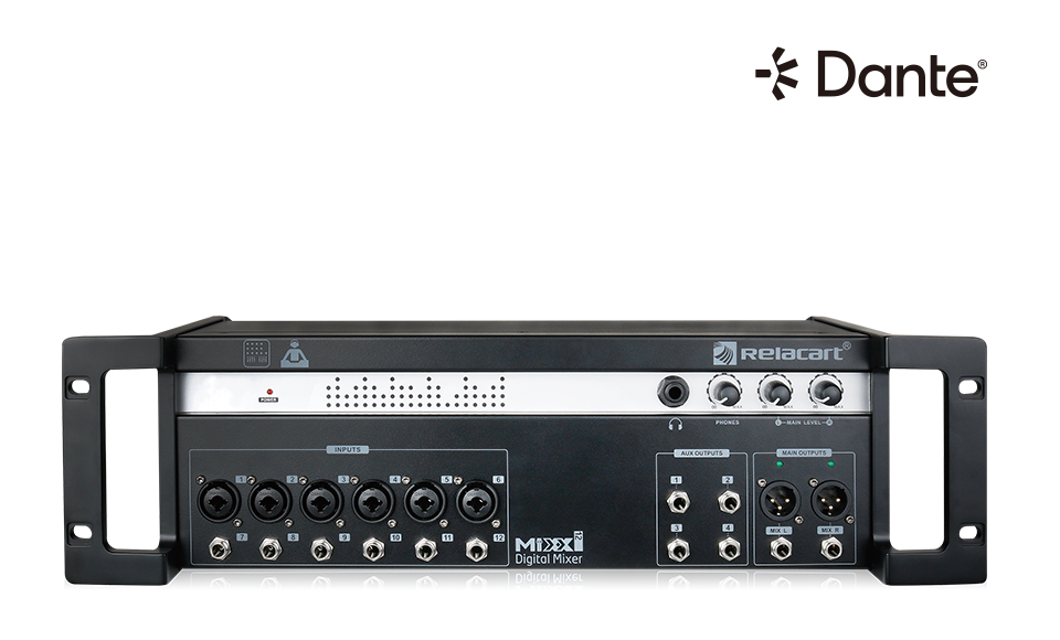 12路机架式无线数字调音台