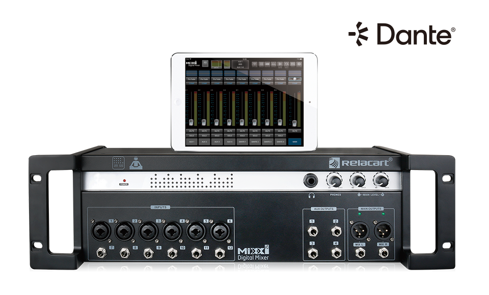 12路机架式无线数字调音台