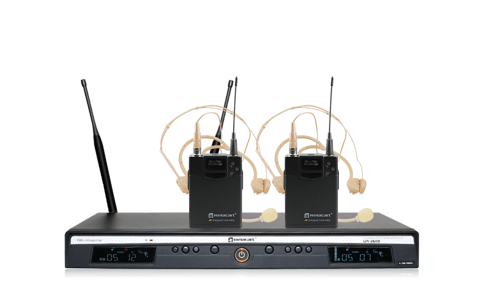 双通道分集式数字无线麦克风系统