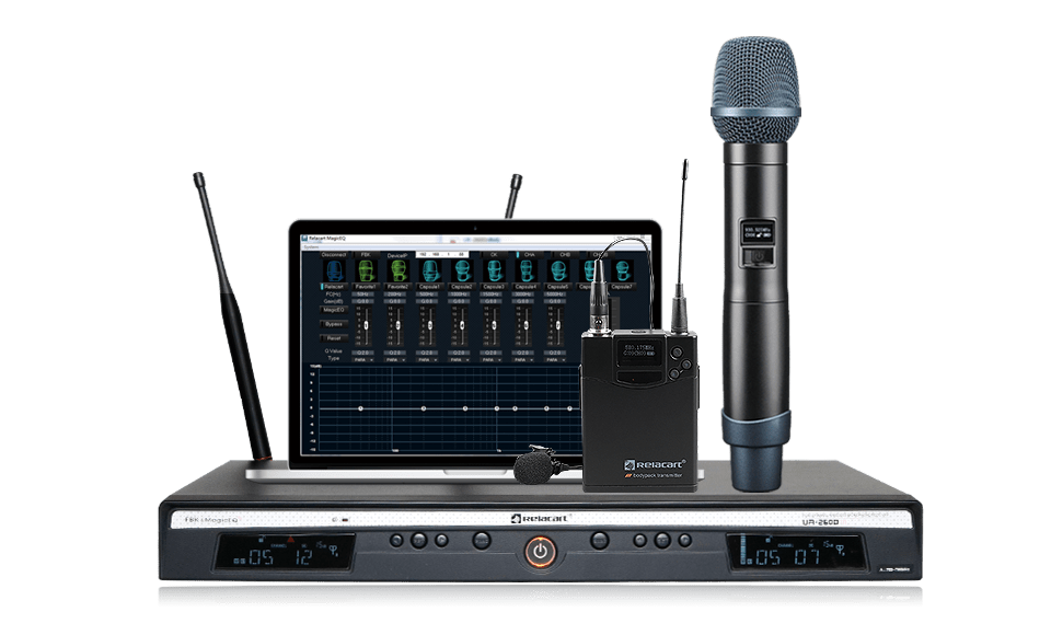 双通道分集式数字无线麦克风系统