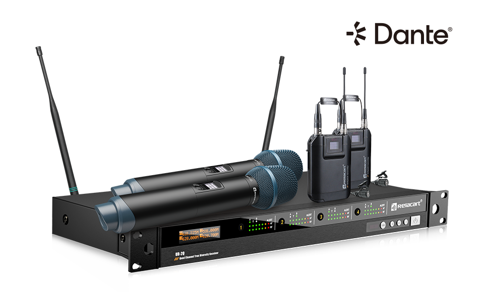 四通道真分集数字无线麦克风系统