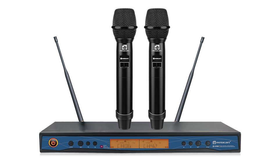 双通道真分集无线麦克风系统