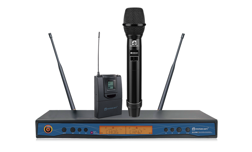 双通道真分集无线麦克风系统