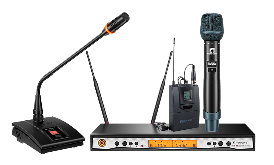 双通道分集式无线麦克风系统