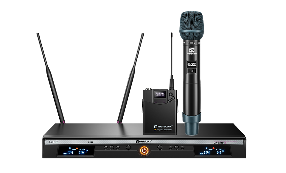 双通道分集式无线麦克风系统