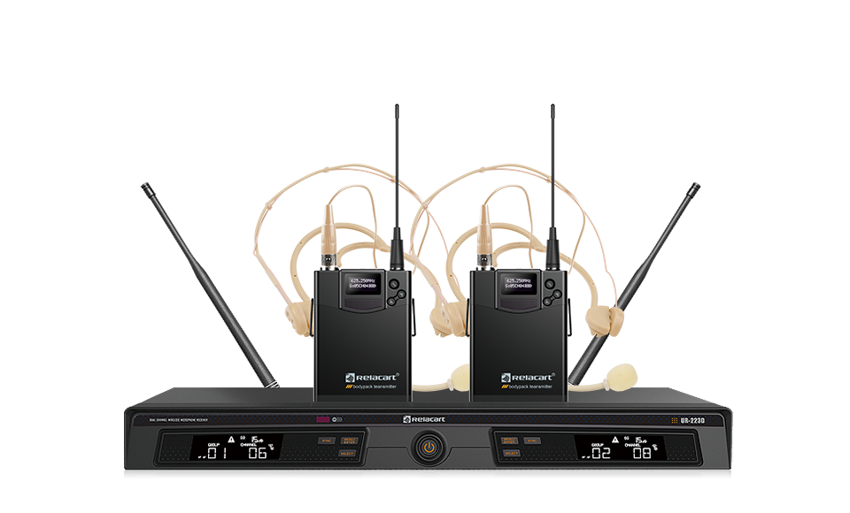 双通道真分集无线麦克风系统