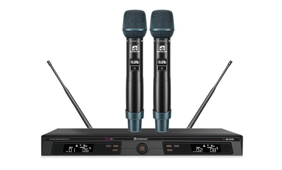 双通道真分集无线麦克风系统