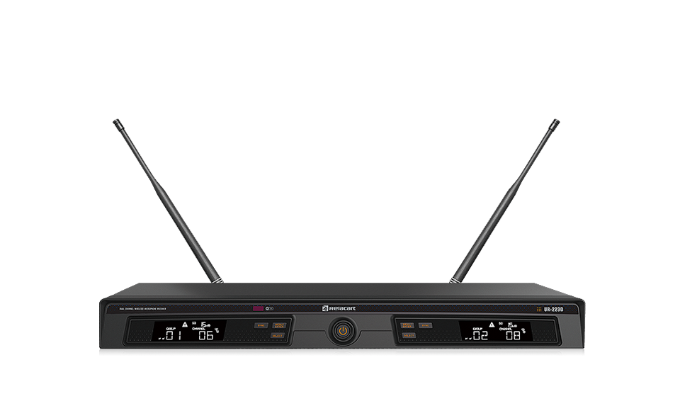 双通道真分集无线麦克风系统