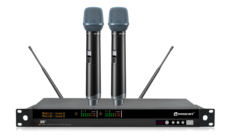 双通道真分集无线演出麦克风系统