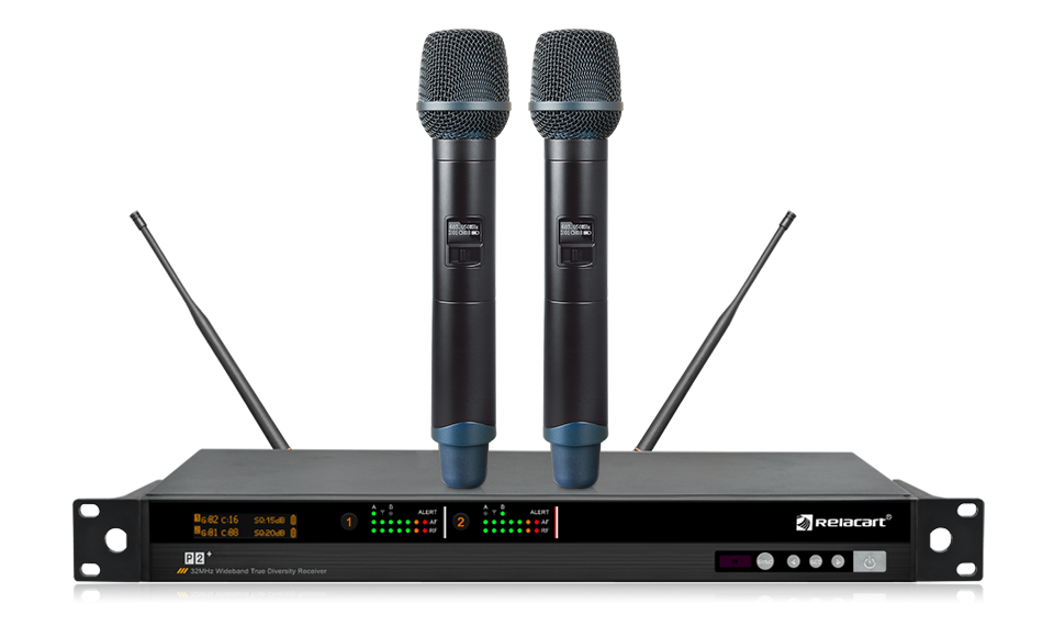 双通道真分集无线演出麦克风系统