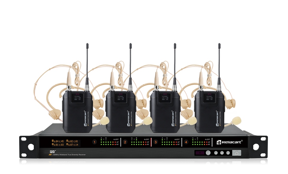 四通道宽频真分集无线演出麦克风系统