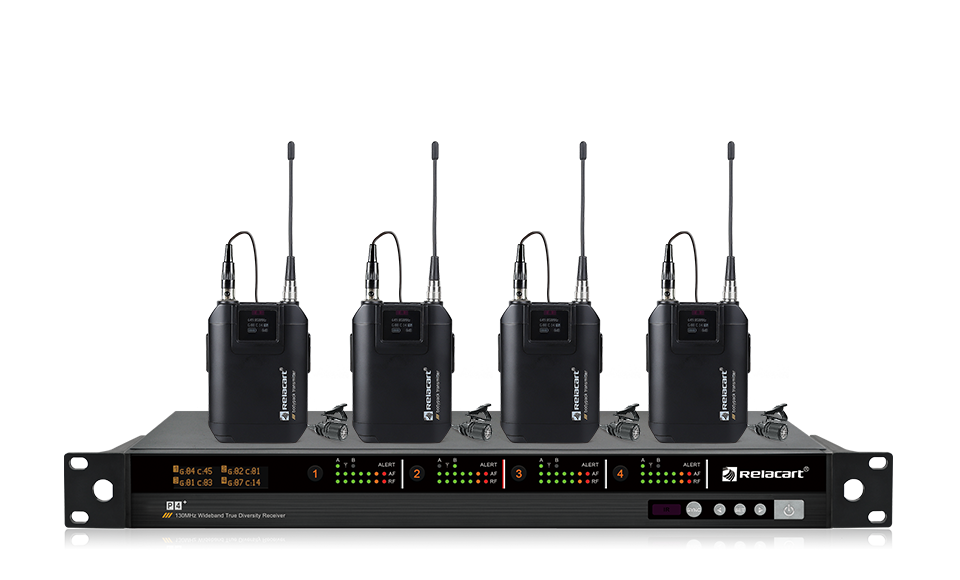 四通道宽频真分集无线演出麦克风系统