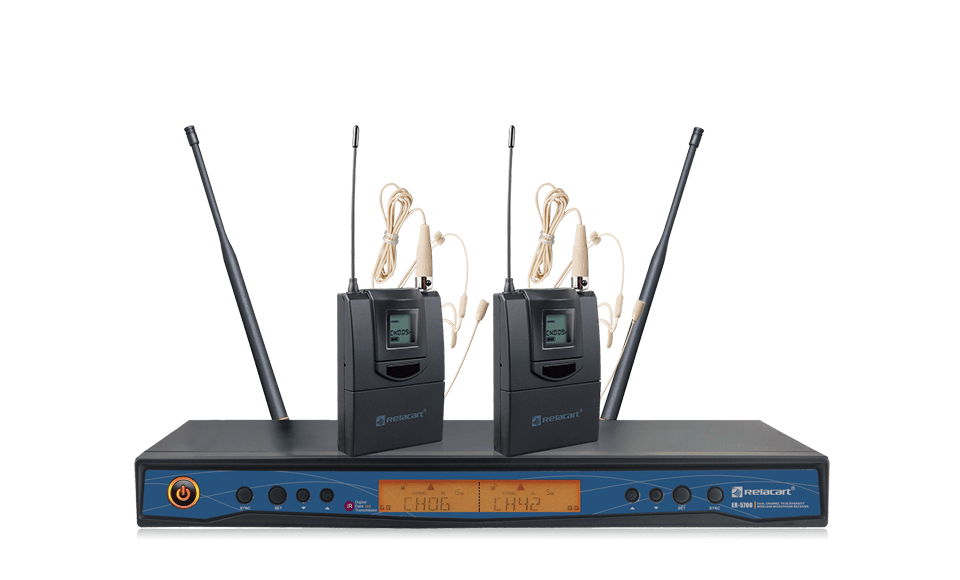 双通道真分集无线麦克风系统