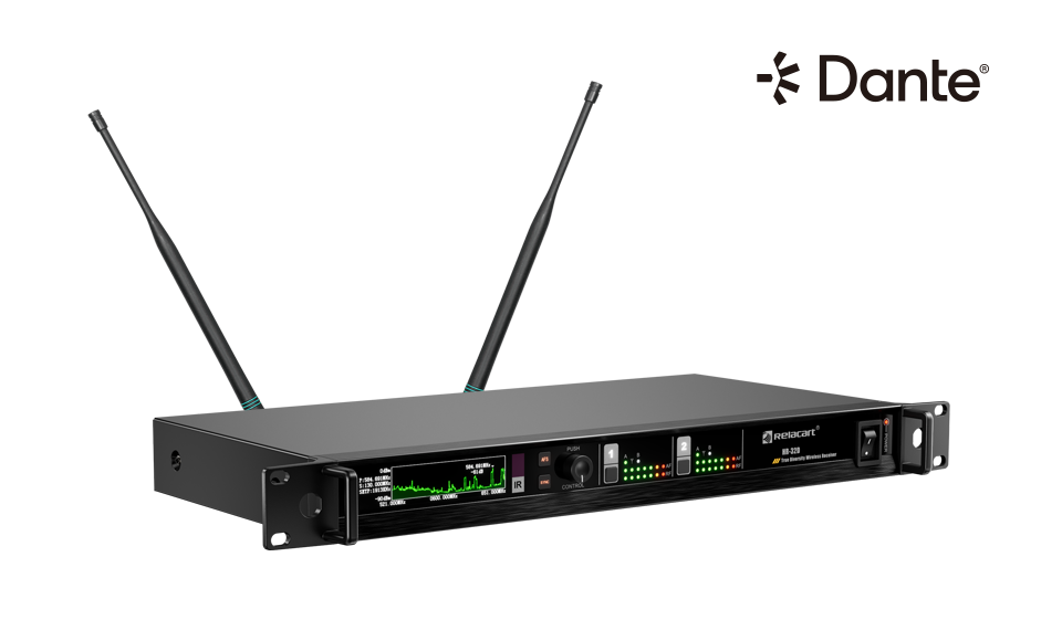 双通道专业演出无线麦克风主机