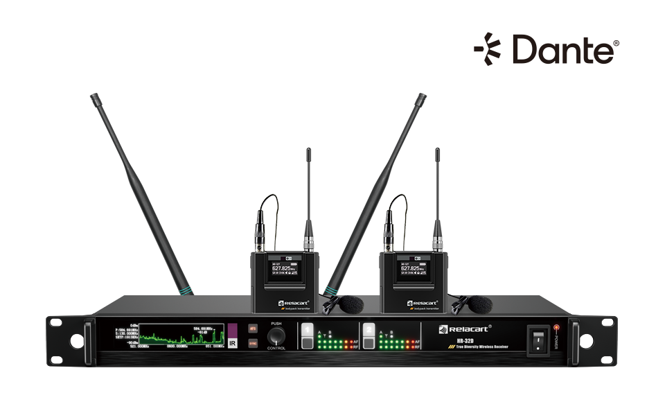 双通道超宽频数位混控智能无线麦克风系统