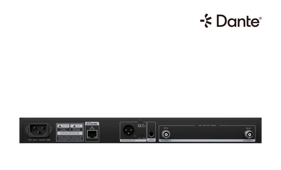 单通道专业演出无线麦克风主机