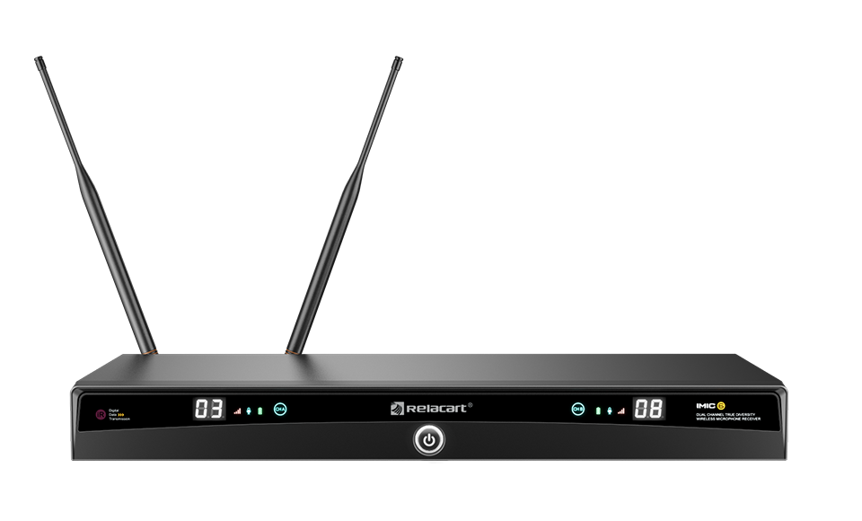 双通道真分集无线麦克风系统