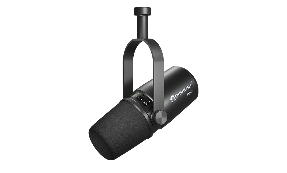 动圈式播客录音麦克风