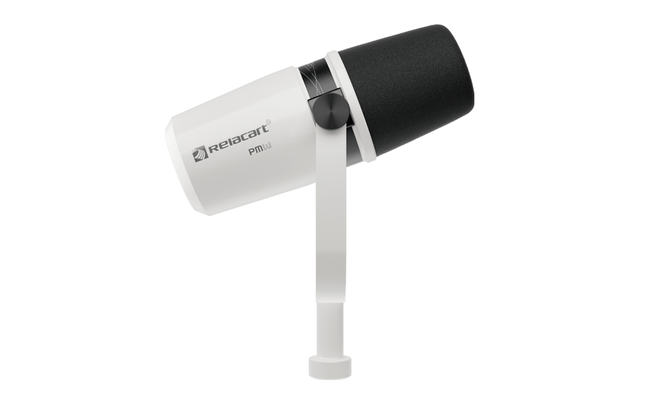 动圈式播客录音麦克风