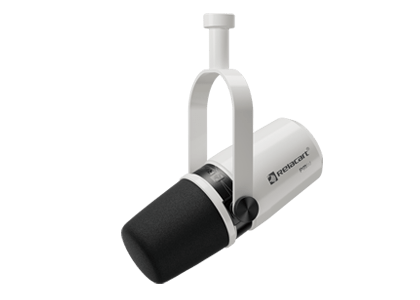 动圈式播客录音麦克风