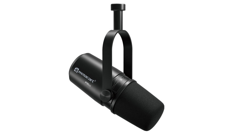 动圈式播客录音麦克风