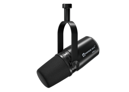 动圈式播客录音麦克风