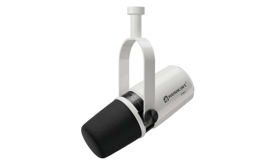 动圈式播客录音麦克风