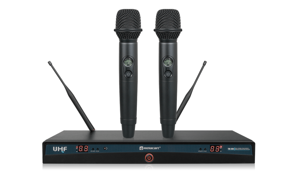 双通道真分集无线麦克风系统