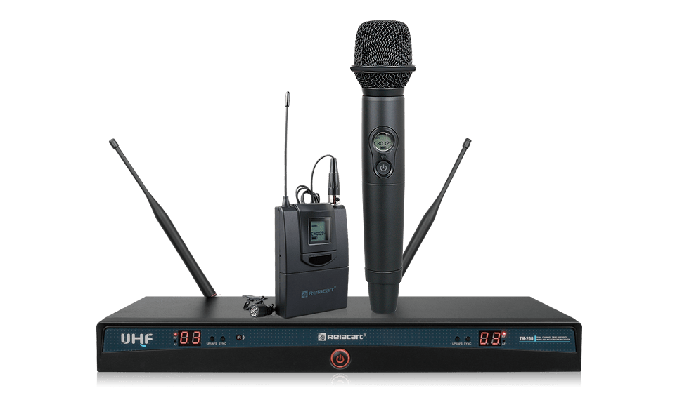 双通道真分集无线麦克风系统