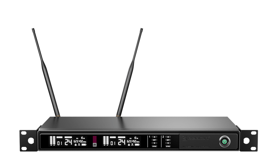 双通道无线麦克风主机