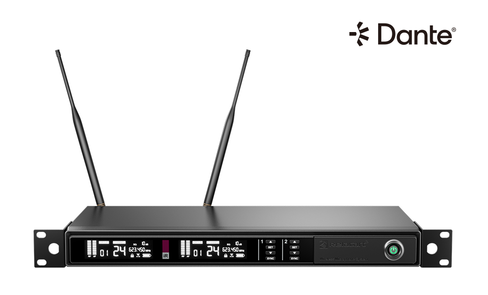 双通道真分集数字无线麦克风系统