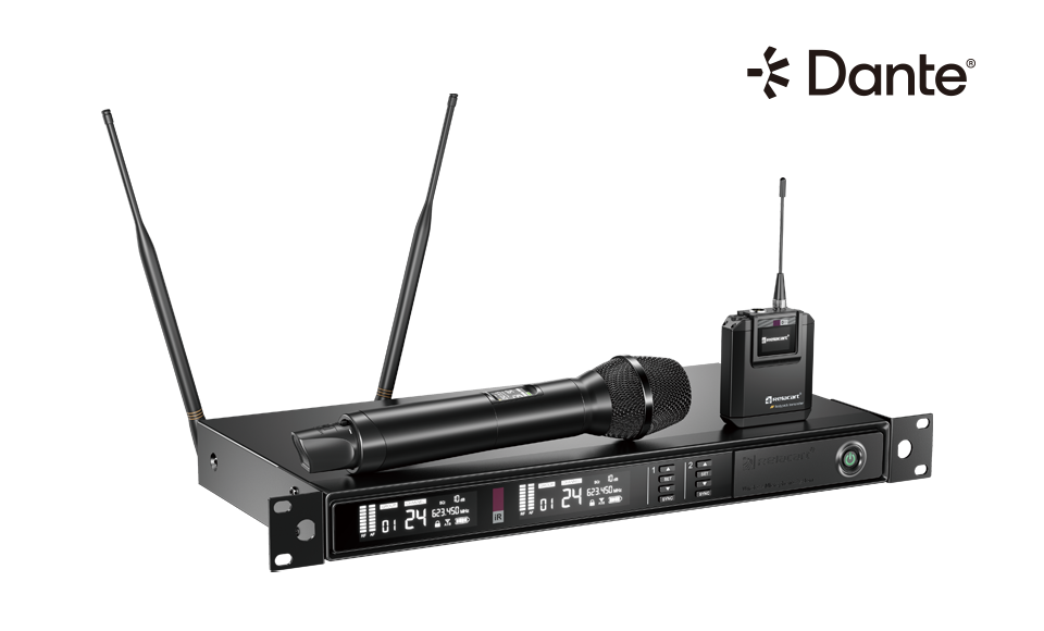 双通道真分集数字无线麦克风系统