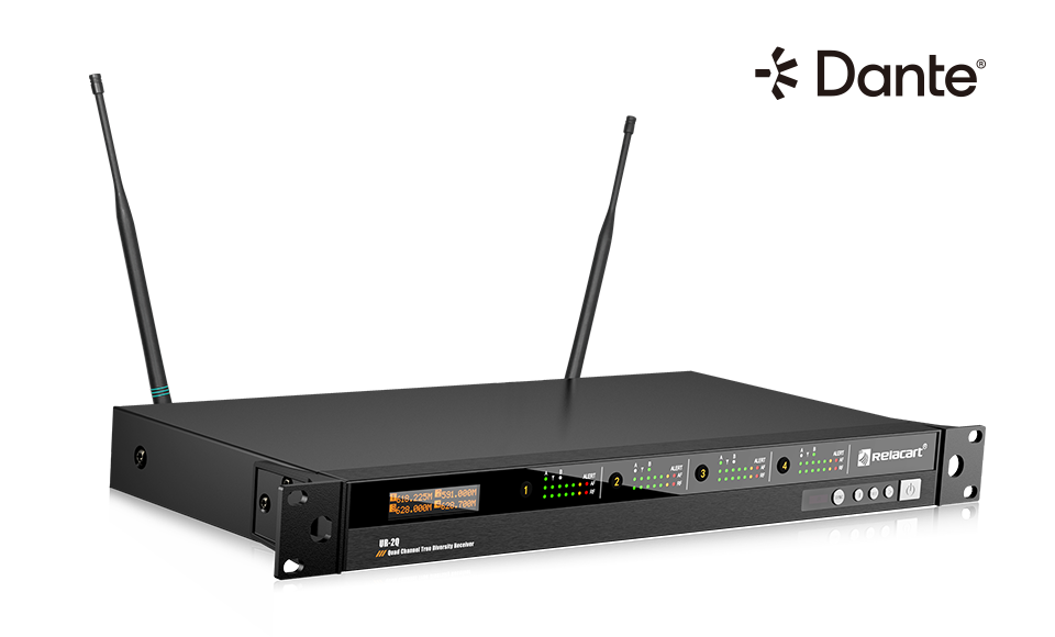 四通道真分集数字无线麦克风系统