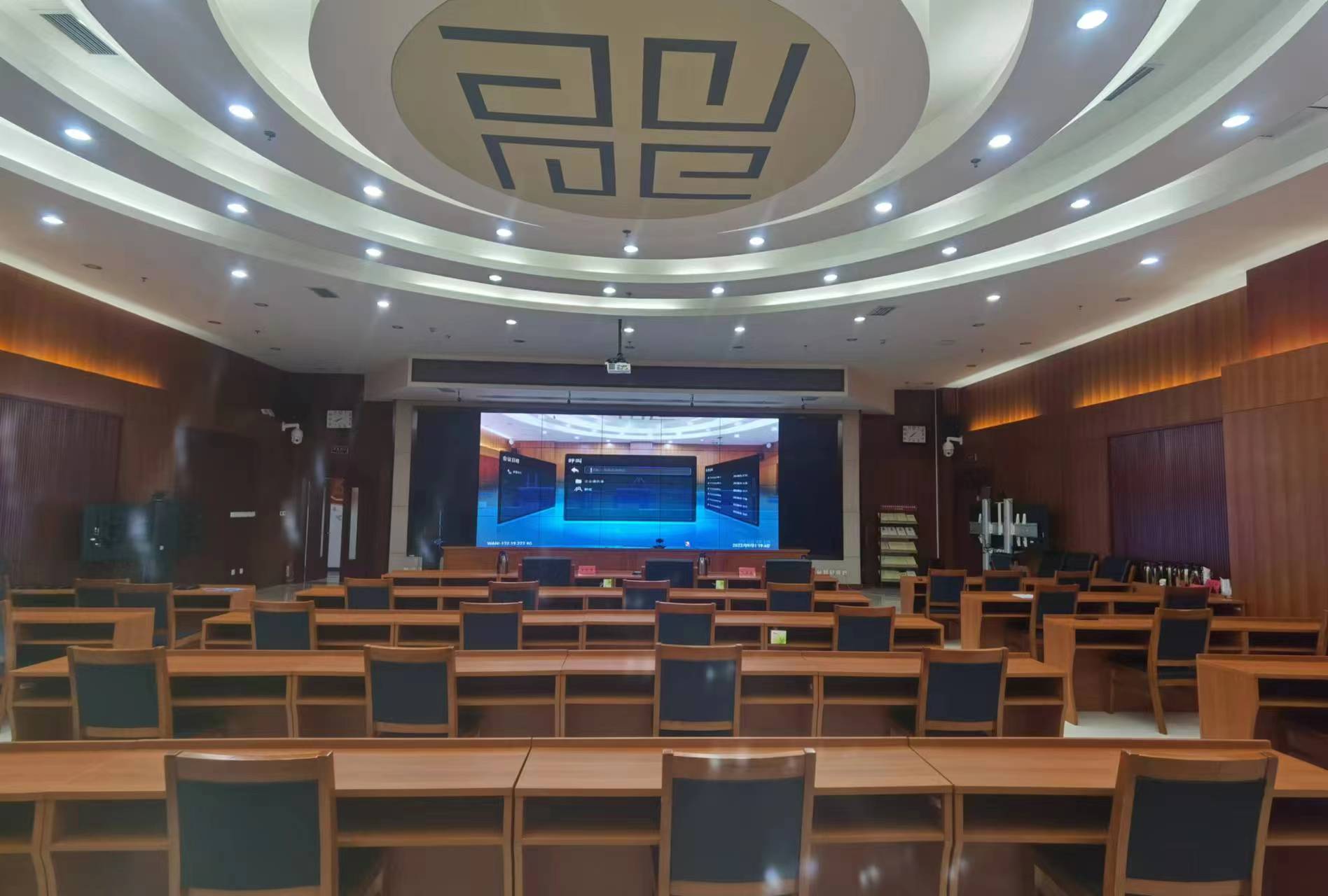 WDC-900数字无线会议系统入驻北京市顺义区高丽营镇人民政府多功能报告厅与会议室