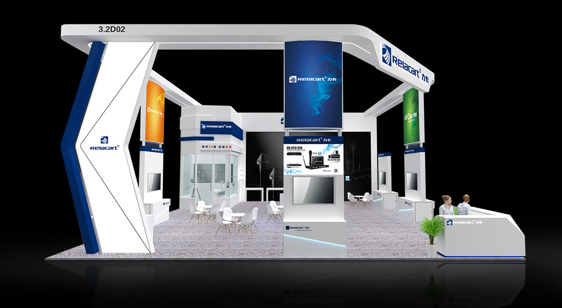 展会回顾丨Relacart·力卡人气爆棚，HR-32D双通道超宽频数位混控智能无线麦克风系统备受关注！