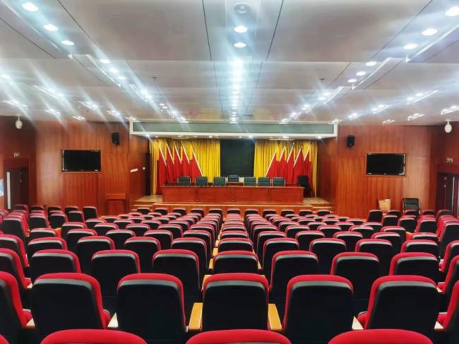 力卡WDC-900数字无线会议系统入驻北京市顺义区高丽营镇人民政府多功能报告厅与会议室 